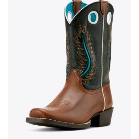 Ariat Youth Futurity Fort Worth Western Boot- Coyote Brown