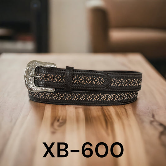 Twisted X Tooled Belt -Brown