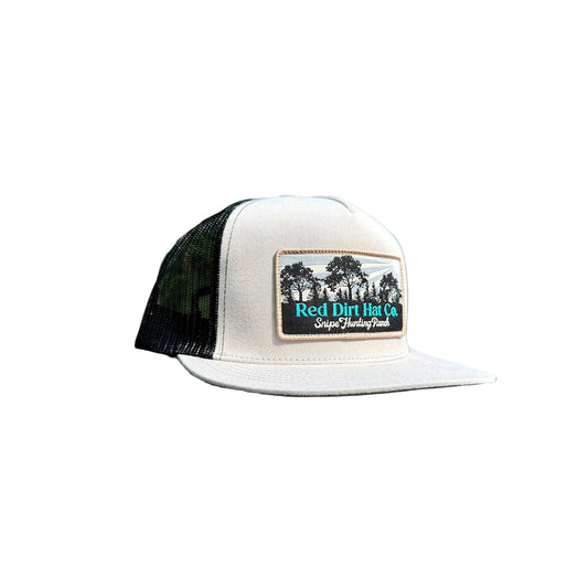 RDHC Snipe Hunting Flat Bill 5 Panel Cap - Silver/Black