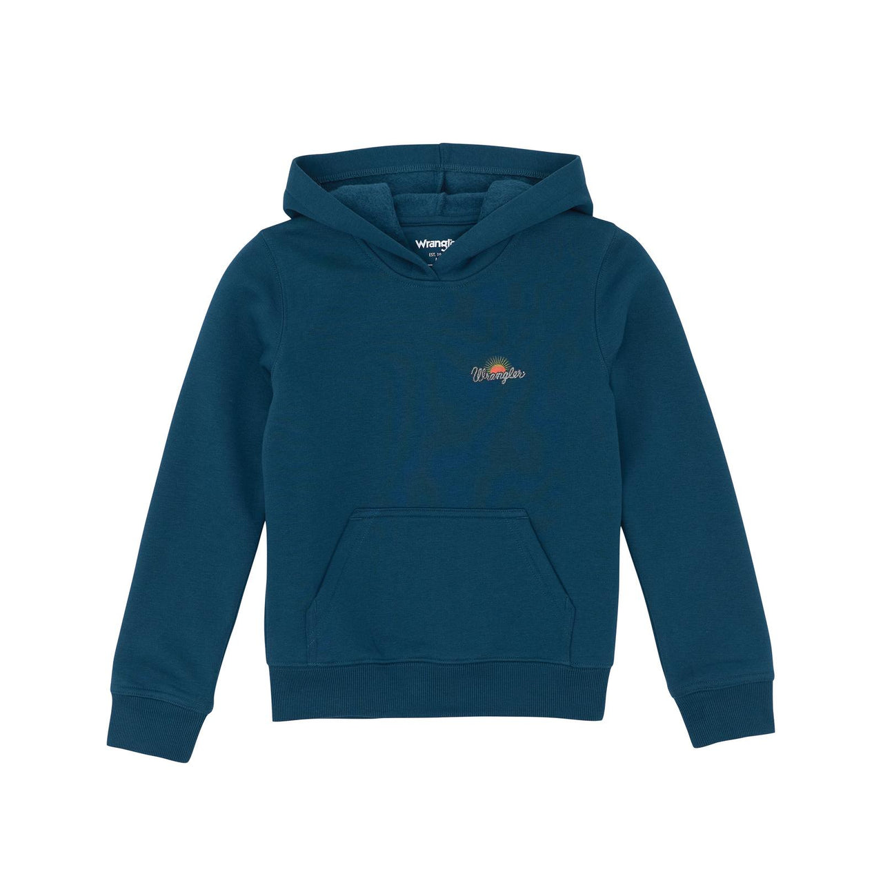 Wrangler Boy's Long Sleeve Western Hoodie - Reflecting Pond