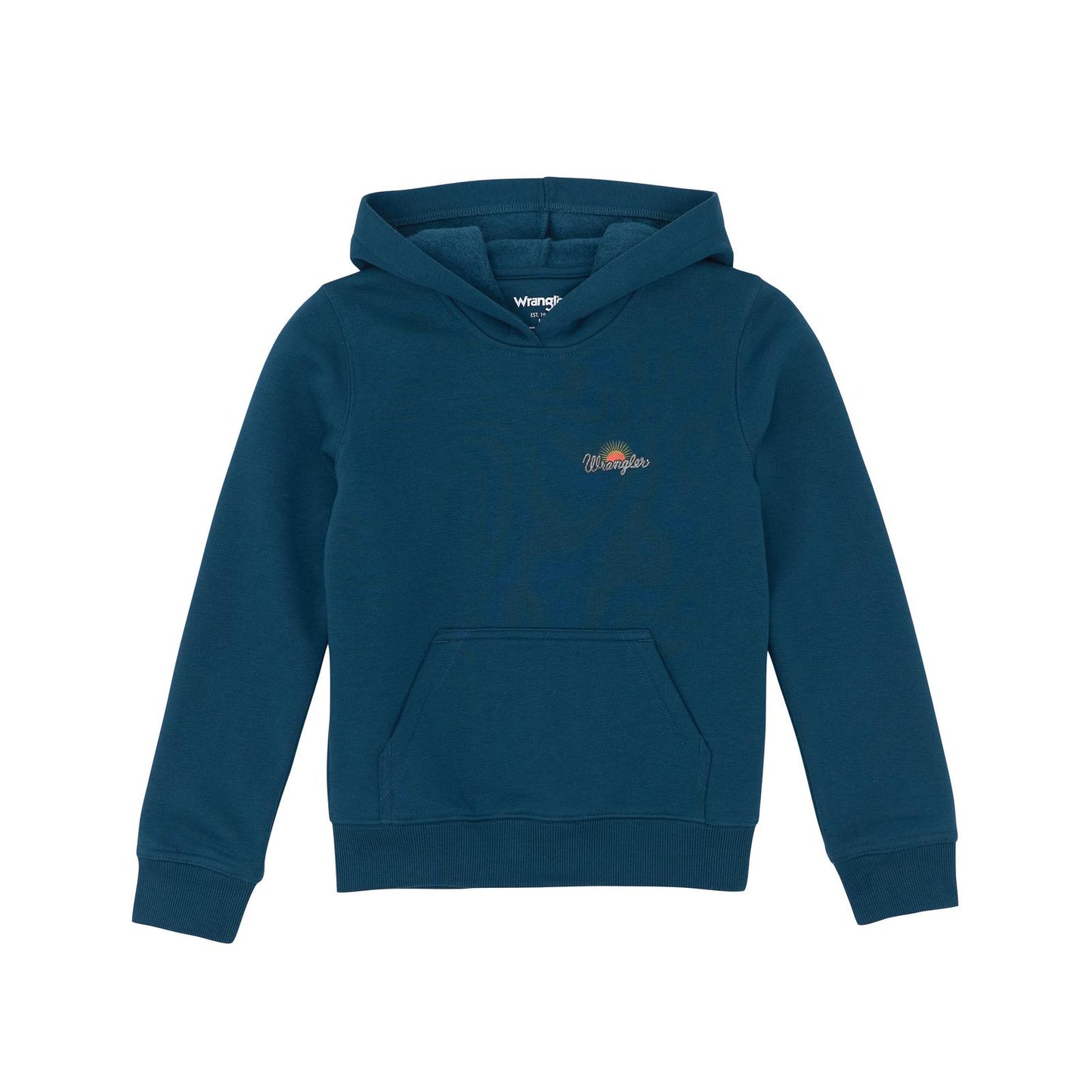 Wrangler Boy's Long Sleeve Western Hoodie - Reflecting Pond