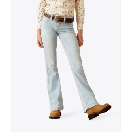 Ariat Girls Zoe Trouser Jean- Fawn