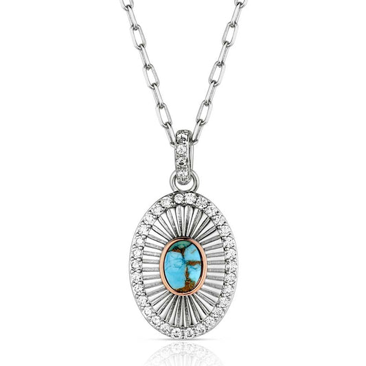 Montana Silversmith Turquoise Sunburst Necklace