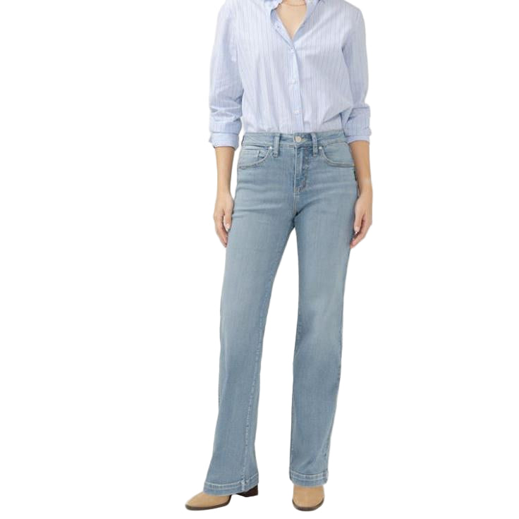 Silver Women's Avery High Rise Trouser Jeans- Mateo