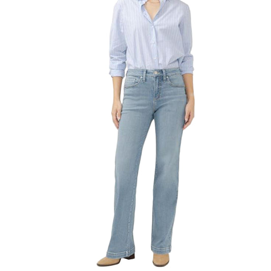 Silver Women's Avery High Rise Trouser Jeans- Mateo