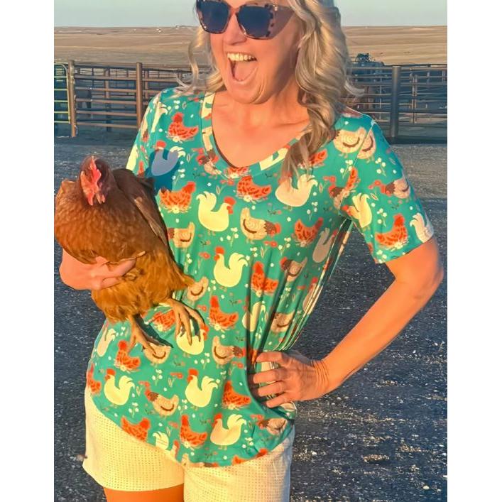 Sterling Kreek Women's Short Sleeve Fly the Coop Shirt