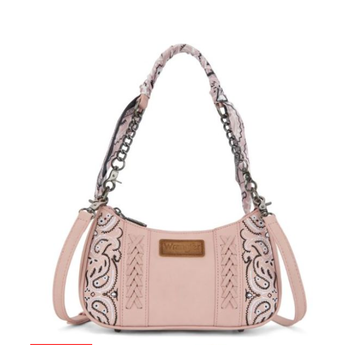 Wrangler Genuine Bandana Paisley Print Crossbody Shoulder Bag- Multiple Colours - Irvine Tack & Western Wear