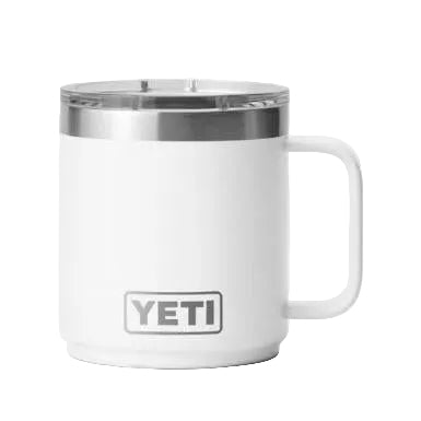 YETI Rambler 295 mL Stackable Mug with MagSlider Lid (steel) - White