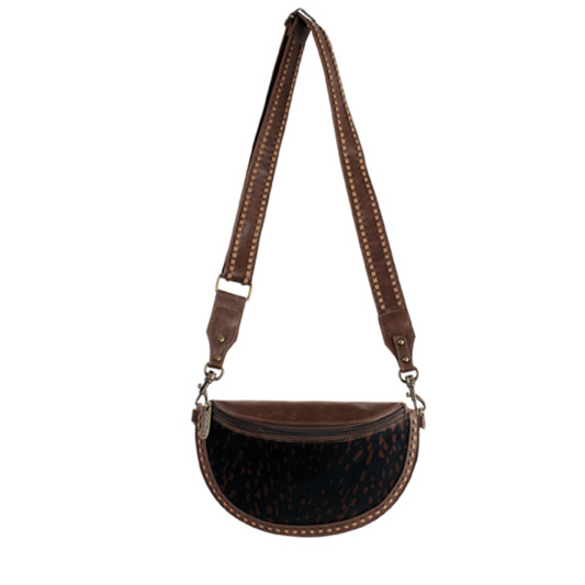 Justin Women's Brindle Hair On Mini Sling Pouch