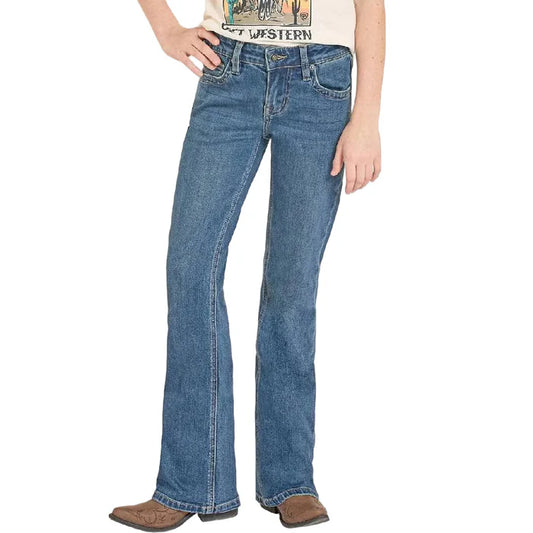 Rock & Roll Girls Bootcut Jeans - Medium Wash