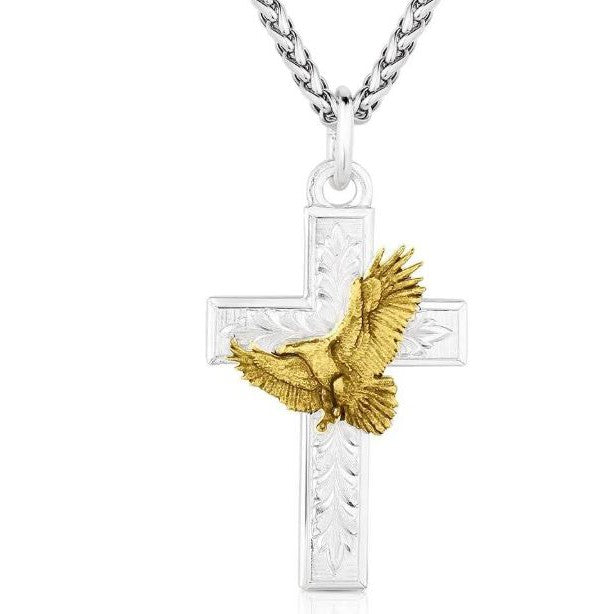 Montana Silversmiths Faith in Flight Cross Necklace