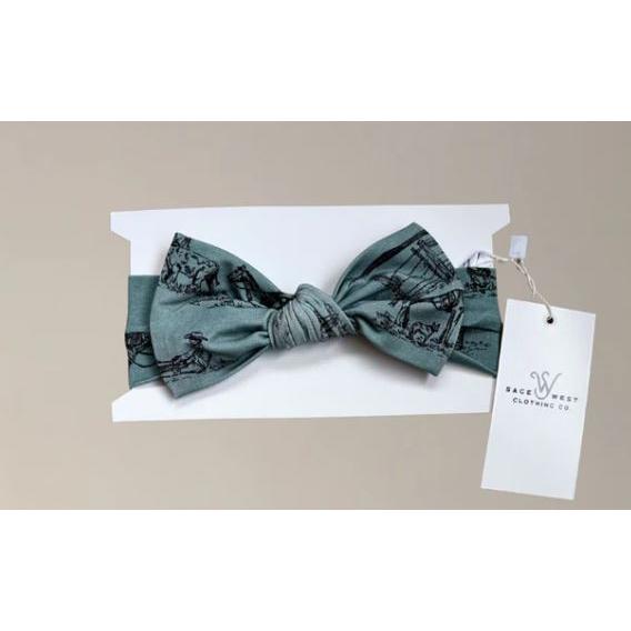 Prairie Cowboy Infant Headband- Multiple Colors