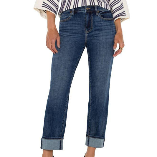 Liverpool Women's Marley Cuffed Jeans- Rushland