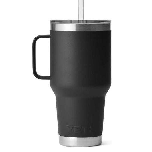Yeti Rambler 887ml Travel Mug w/Stronghold Lid - Black