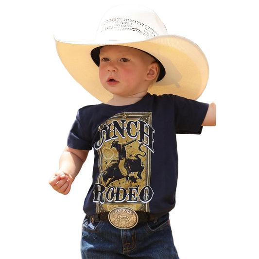 Cinch Toddler Short Sleeve Tee Shirt - Navy