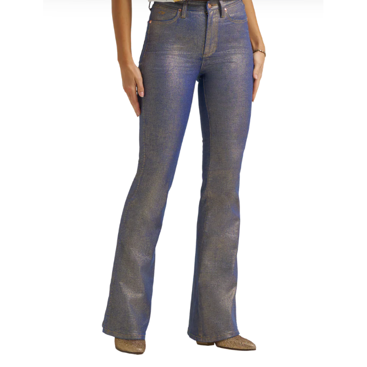 Wrangler Women's Lainey Wilson Flare Glitter Jeans-