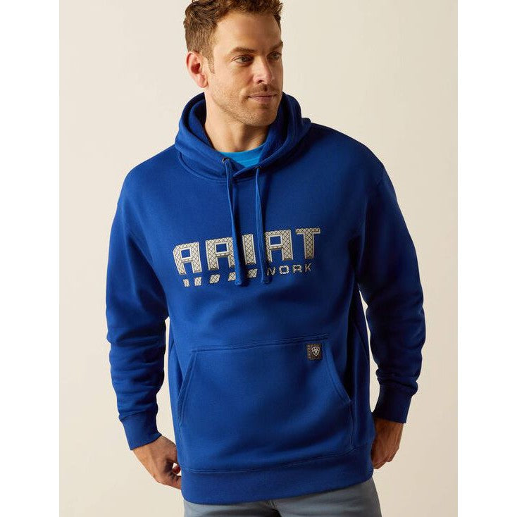 Ariat Men's Long Sleeve Rebar Workman Drive Hoodie- Multiple Colors