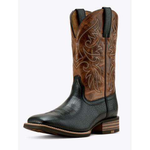 Ariat Men's Slingshot Cowboy Boot- Black Adobe