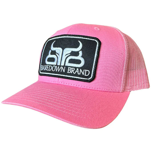 Baredown Brand Curved Ball Cap Black- High Noon