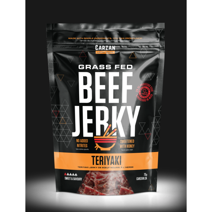 Carzan Teriyaki Jerky Bags- 75g - Irvine Tack & Western Wear