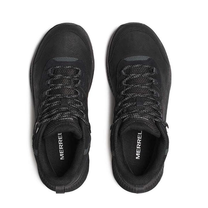 Merrell Women's Speed Strike 2 Mid Waterproof Hiking Shoe- Black