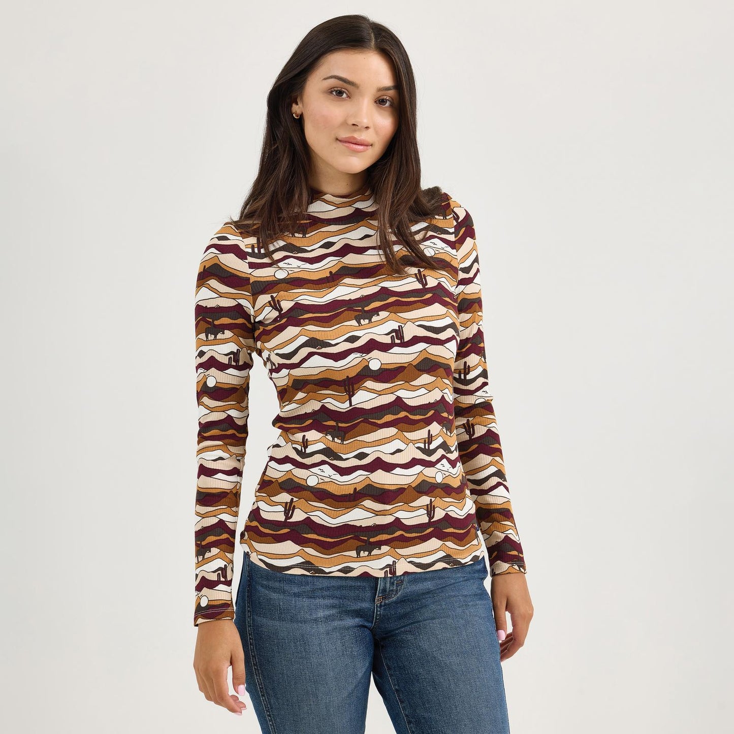 Wrangler Women's Western Vintage Shirt- Brown