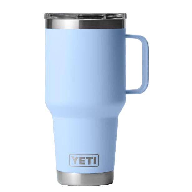 YETI Rambler 887 mL Travel Mug with StrongHold Lid - Big Sky Blue