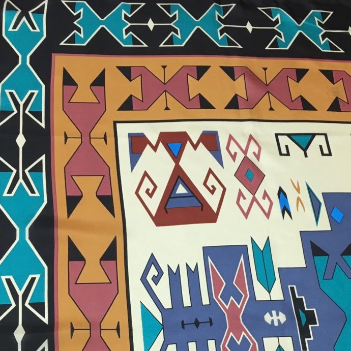 Wyoming Trader Silk Scarf - Southwest