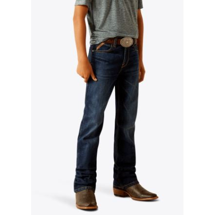 Ariat Boy's B4 Relaxed Rolland  Boot Cut Jeans - Pima