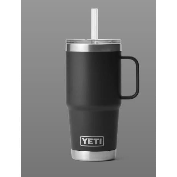 YETI Rambler 739 mL Straw Mug with Straw Lid - Black