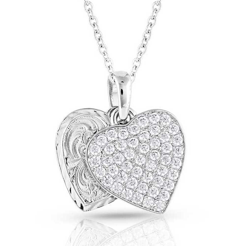 Montana Silversmith Country Charm Crystal Love Necklace