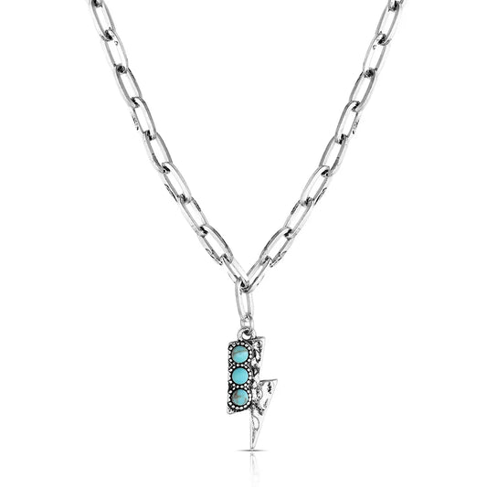 Montana Silversmiths Desert Lightning Turquoise Necklace