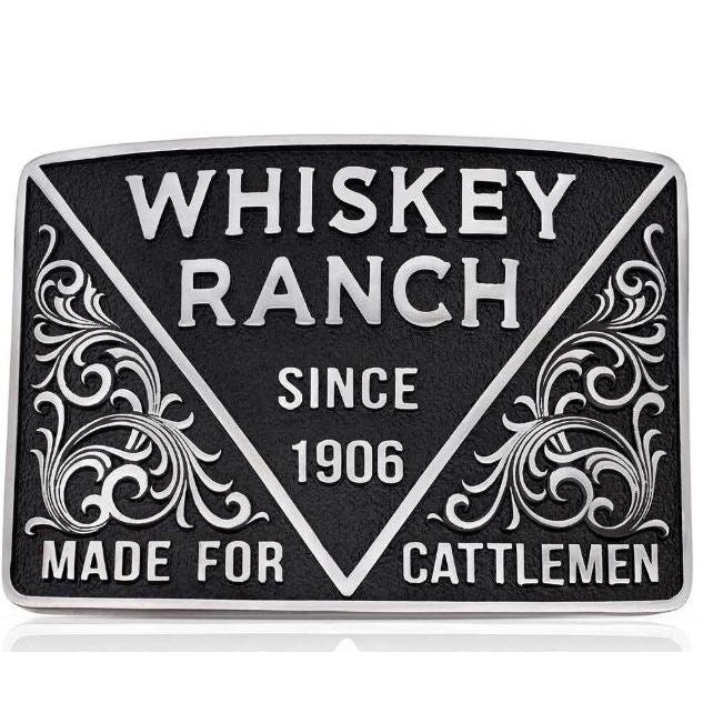 Montana Silversmiths 1906 Cattlemen Whiskey Ranch Buckle