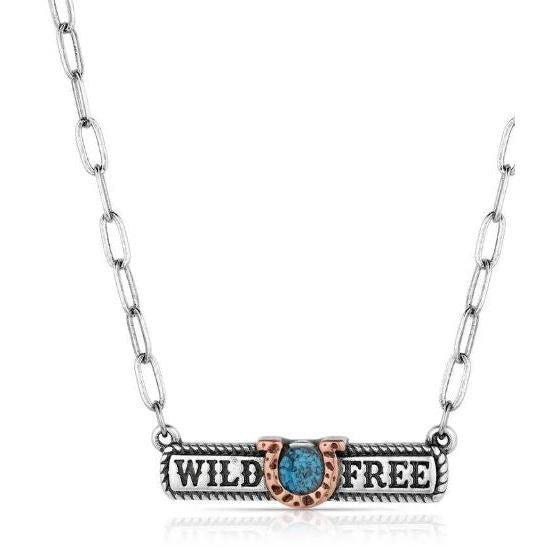 Montana Silversmiths Wild and Free Bar Necklace