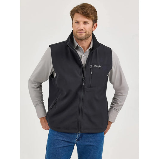 Wrangler Men's Trail Vest- Blackout