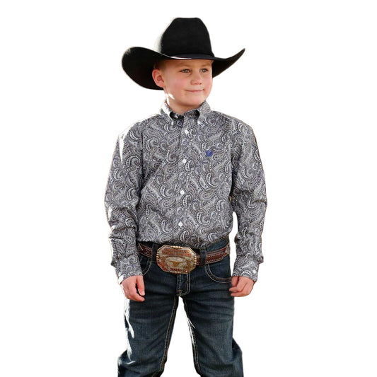 Cinch Boys Long Sleeve Print Shirt - Multi