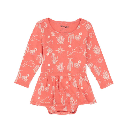 Wrangler Baby Girl Bodysuit - Coral