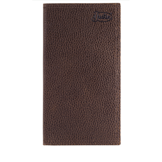 Justin Genuine Leather Rodeo Wallet- Brown Meshtro