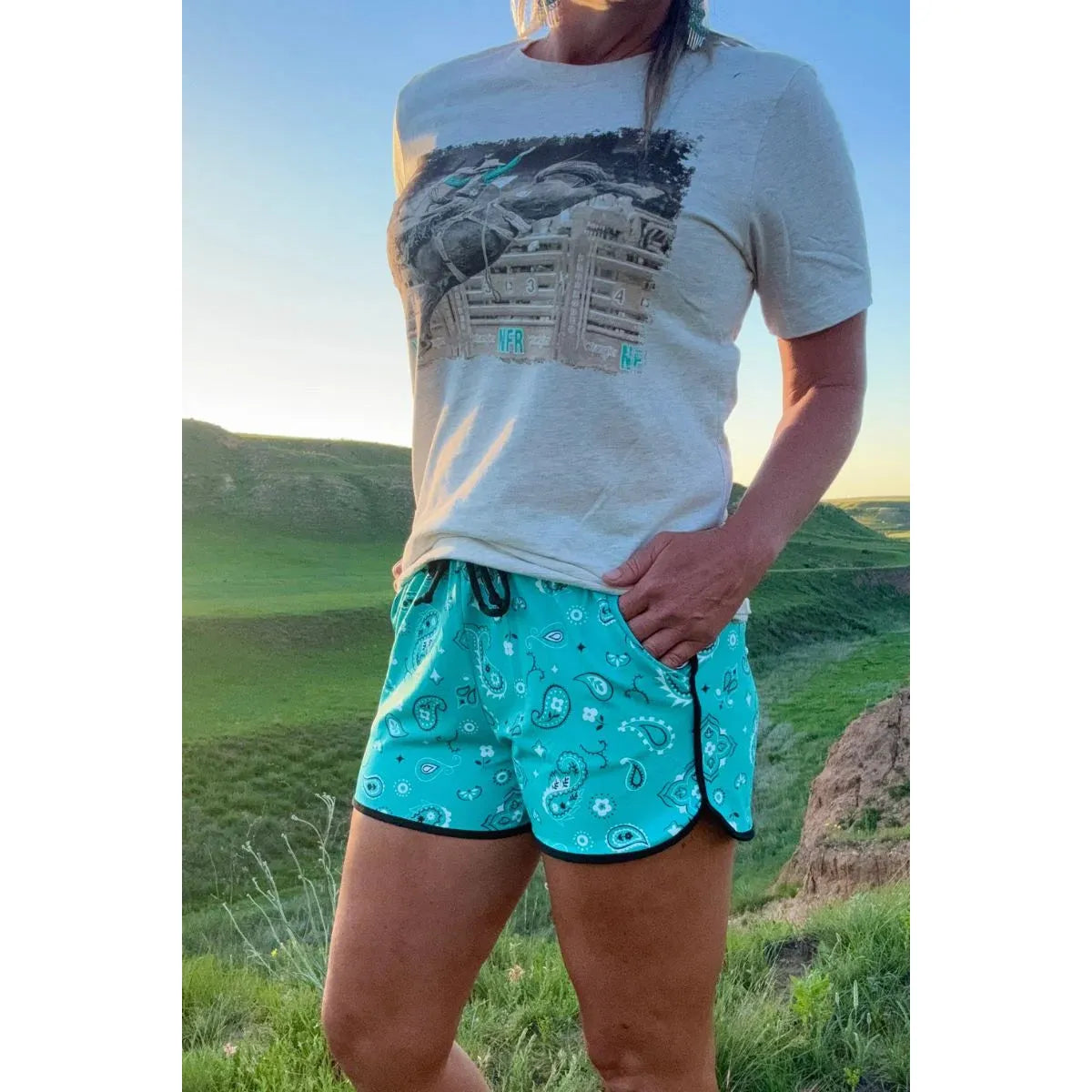 Sterling Kreek Women's  Bandana Babe Shorts- Multiple Colors