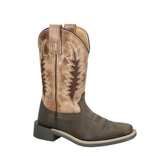 Smoky Mountain Boots Kid's Desperado Western Boots- Dark Brown/Brown - Irvine Tack & Western Wear