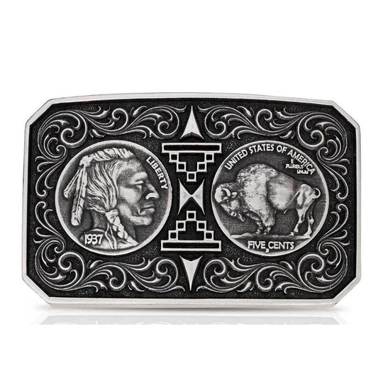 Montana Silversmiths Men's Westward Way Buckle