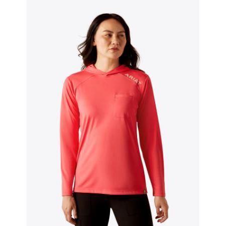 Ariat Women's Rebar Sunblocker Hooded T-Shirt - Pastel Lilac