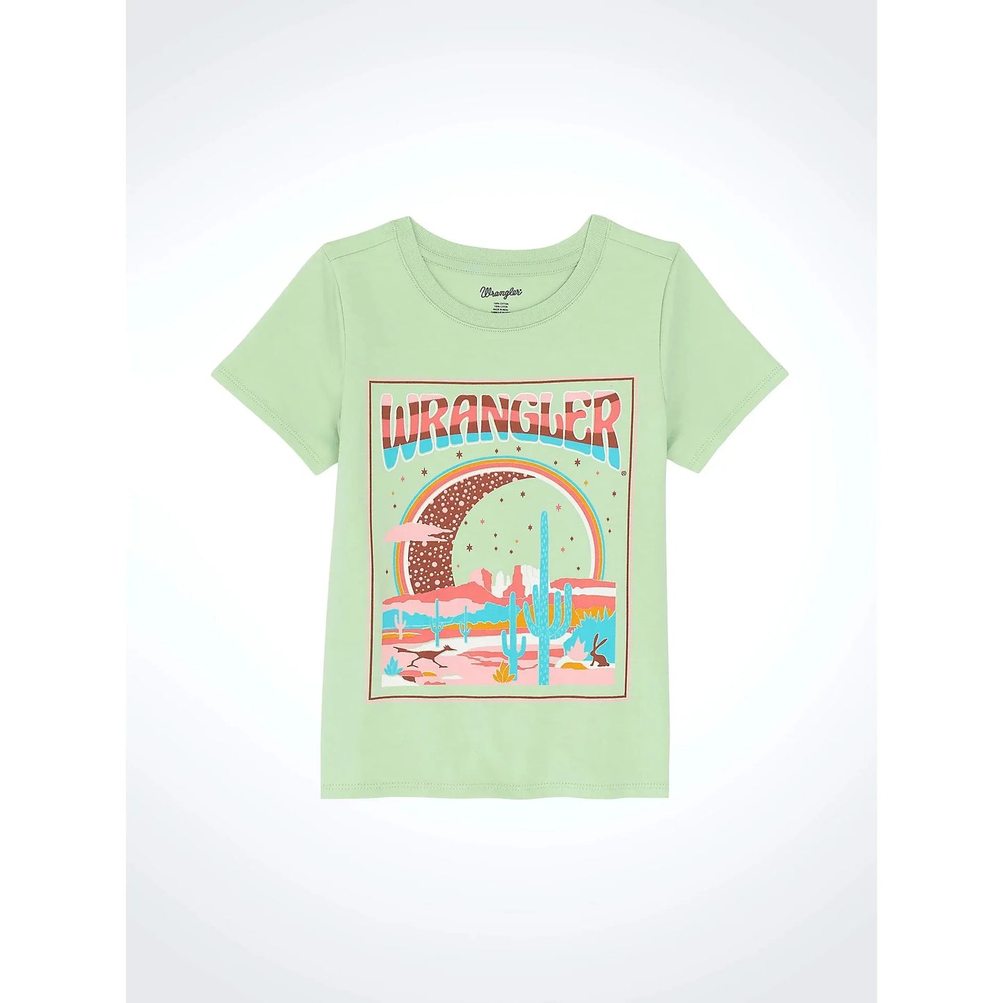 Wrangler Girl's Short Sleeve Graphic Tee - Green