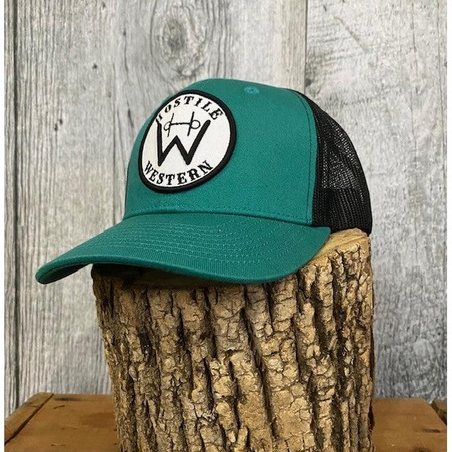 Hostile Western Patch Cap- Green/Black