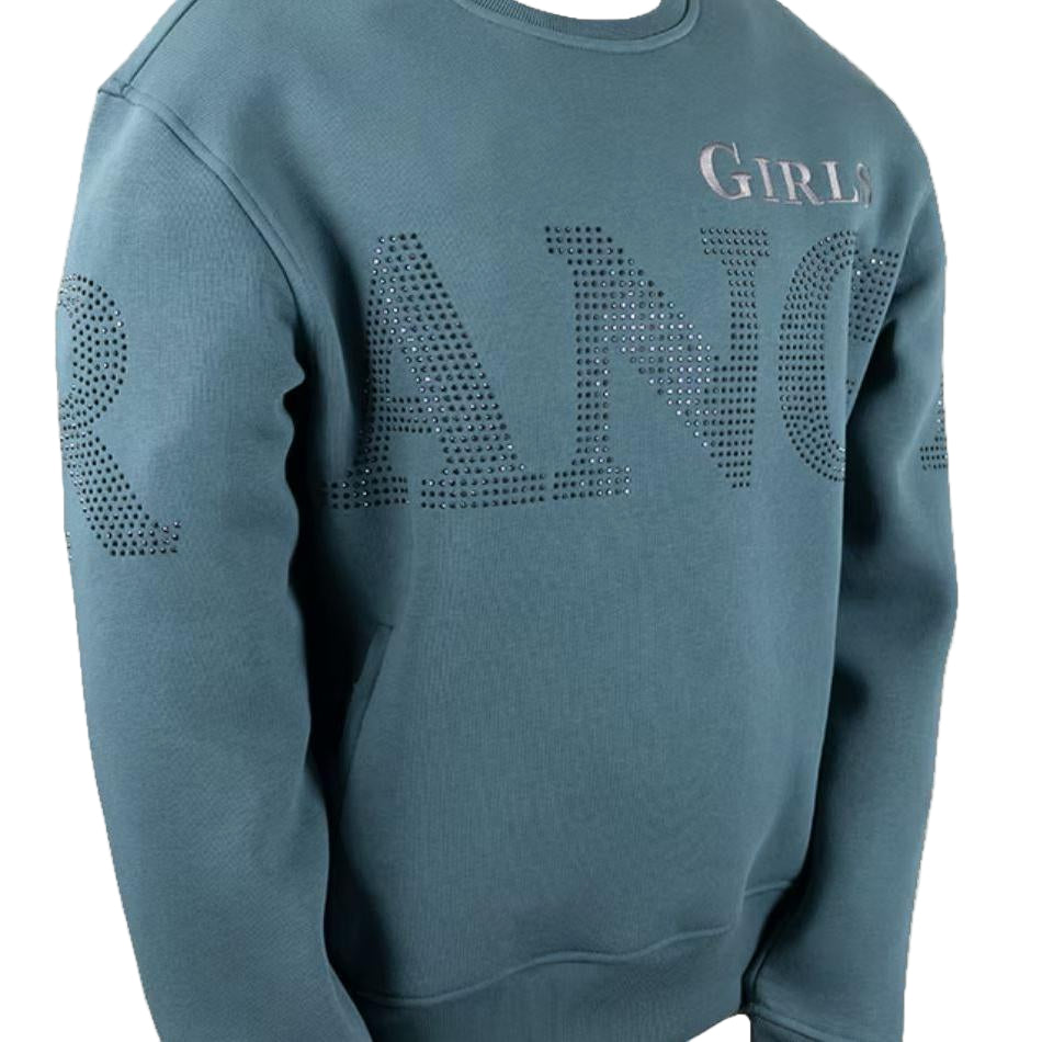 RG Women's Camaron Round Neck Sweat Shirt- Goblin Blue