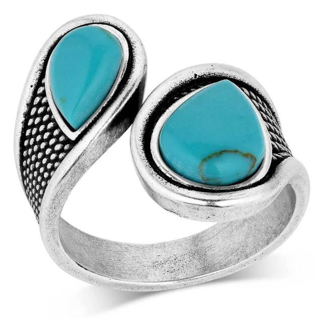 Montana Silversmiths High Tides Wrap Ring