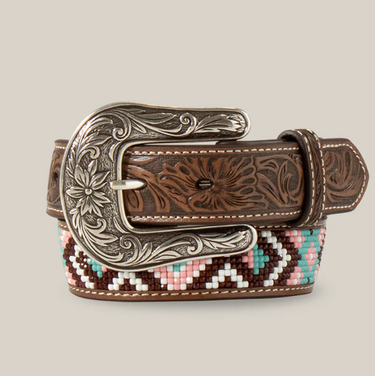 Angel Ranch Girl's 1 1/4" Southwest Resin Bead Belt- Multi - Irvine Tack & Western Wear
