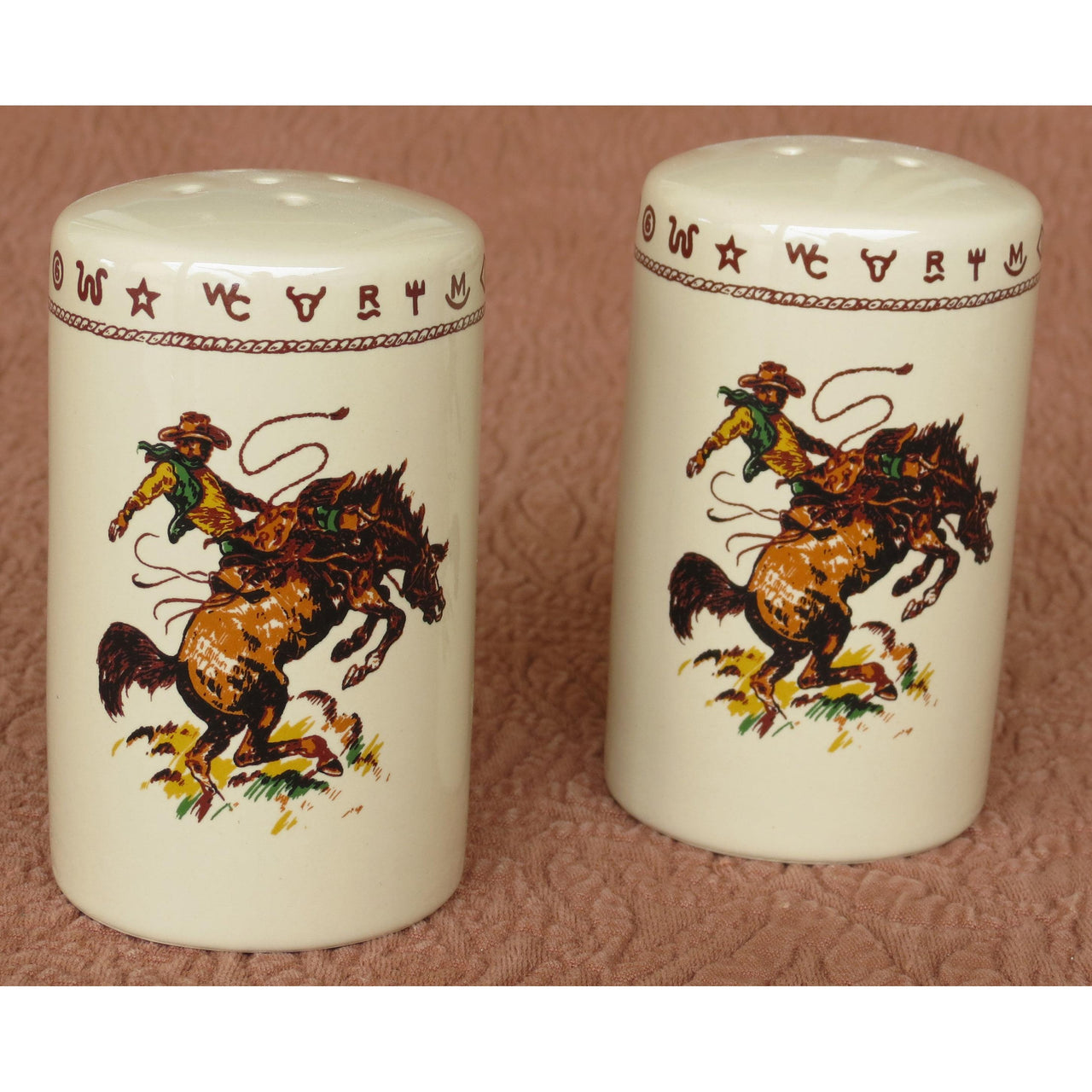 West Creation Bronc Salt & Pepper Shakers