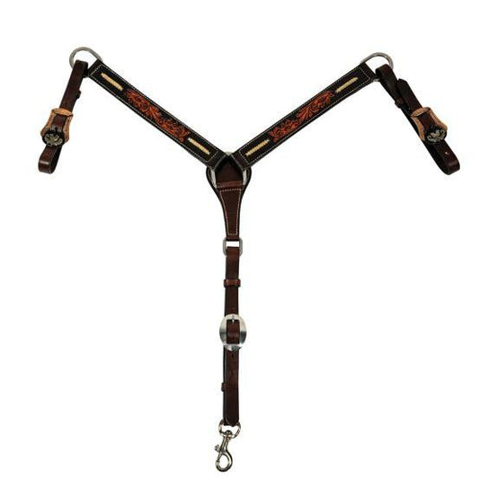 Professional Choice Heritage Rawhide Braid Breast Collar