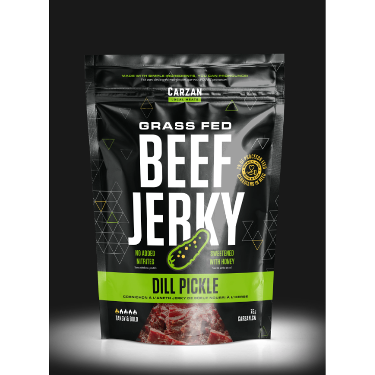 Carzan Dill Pickle Jerky Bags- 75g - Irvine Tack & Western Wear